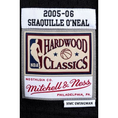 4. Mitchell &Ness NBA Swingman Miami Heat Shaquille O`Neal T-shirt M SMJYAC18017-MHEBLCK05SON