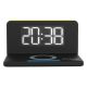 3. RealPower ChargeAir Digital Alarm Clock Black