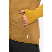 VIKING Birger Man men's sweatshirt with a hood, brown and yellow, XXXL