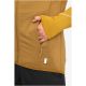 VIKING Birger Man men's sweatshirt with a hood, brown and yellow, XXXL
