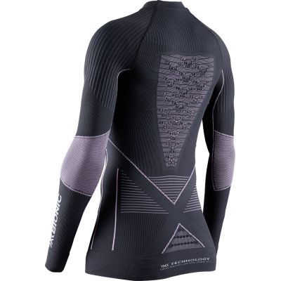 2. Women's X-Bionic Energy Accumulator 4.0 Shirt – charcoal/magnolia, size: M