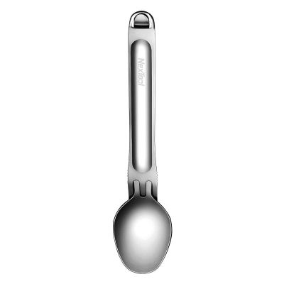 5. Titanium travel cutlery essentials - spoon + fork - NexTool NE20133