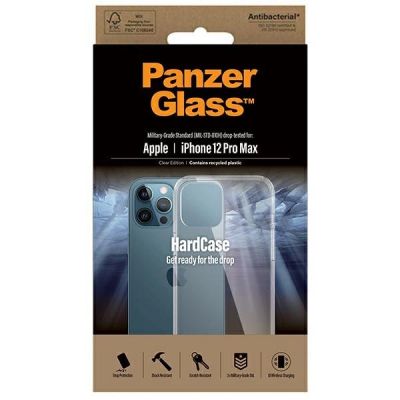 3. PanzerGlass ClearCase antibacterial Military Grade certified case for iPhone 12 Pro Max - transparent