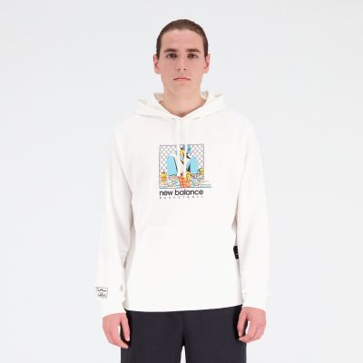 New Balance Hoops French Terry Hoodie M NBMT31588SST
