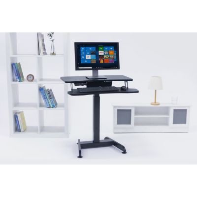 6. MACLEAN ELECTRIC DESK, TABLE, WORKStation, HEIGHT ADJUSTMENT, MAX HEIGHT 122 CM, MAX LOAD 37 KG - FOR SITTING AND STANDING WORK MC-835