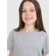 3. Regular plain girls' T-shirt 4F 4FJWSS25TTSHF2177-27M