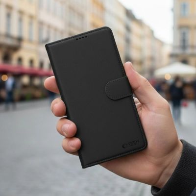 5. Tech-Protect Wallet Case for Samsung Galaxy A36 / A56 / A37 5G - Black