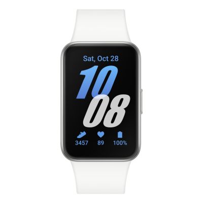 8. Samsung Galaxy Fit 3 (R390) Silver Sports Band