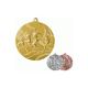 9. Gold medal - running - steel medal 50mm