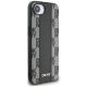 4. DKNY Leather Checkered Mono Pattern MagSafe iPhone 16e Case - Black