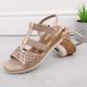 17. Comfortable wedge sandals Remonte W RKR667, pink gold