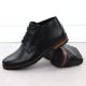 4. Men's leather ankle boots, unlined, black, Rieker14609-00