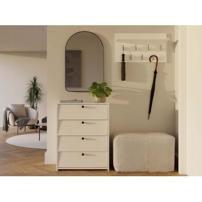 12. LOKA SHOE CABINET WHITE