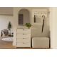 12. LOKA SHOE CABINET WHITE