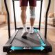 20. Spokey MOVI electric treadmill with handrails