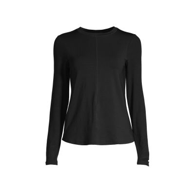CASALL Delight Crew Neck Long Sleeve T-shirt black