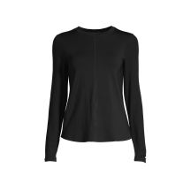 CASALL Delight Crew Neck Long Sleeve T-shirt black