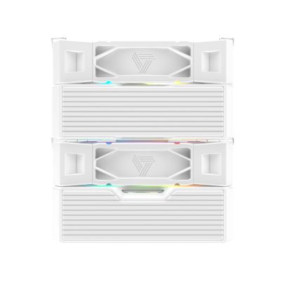 6. Montech NX600 ARGB Processor Air Cooler 12 cm White 1 pc.