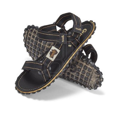 8. Gumbies Tracker Sandals Unisex Black M GU-SATRA001