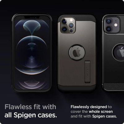 7. Spigen Glas.tR EZ Fit Tempered Glass for iPhone 12 / iPhone 12 Pro - 2 pcs.