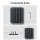 11. Spigen LD208S4 Desk Organizer for Laptops, Tablets, Smartphones, Keyboards - Gray