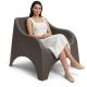 7. NUVOLA ANTHRACITE PLASTIC GARDEN CHAIR