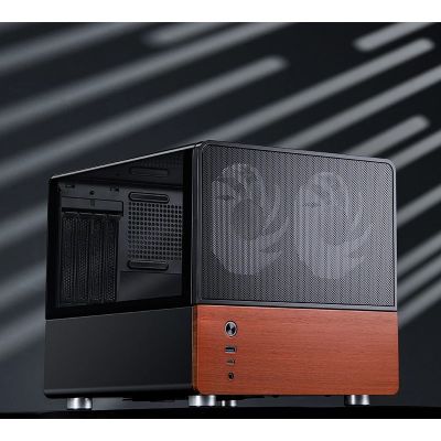 18. Jonsbo V12 PC Gehäuse, Mini-Tower, Micro-ATX - black