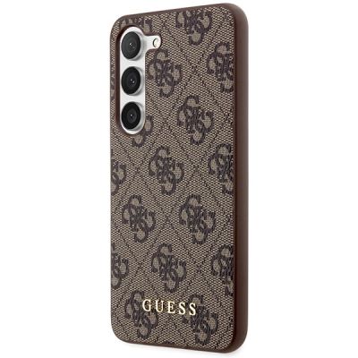 2. Guess GUHCS23SG4GFBR S23 S911 brown/brown hard case 4G Metal Gold Logo
