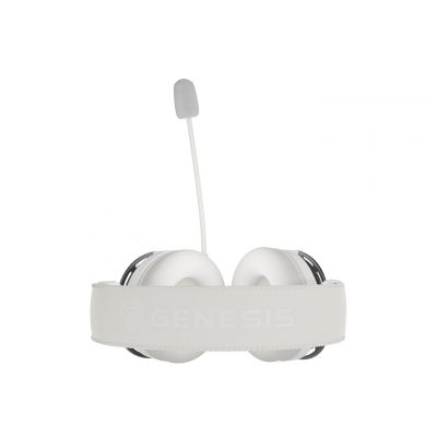 5. GENESIS Toron 301 Wired Headband Gaming Headset White