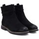 4. Women's black suede ankle boots Jezzi ASA296-4