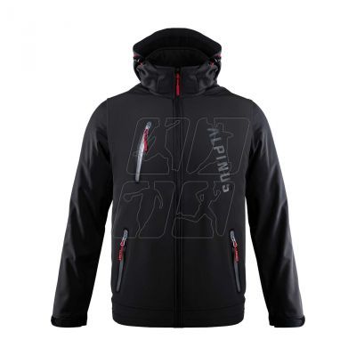 2. Alpinus Denali softshell jacket black M BR43381