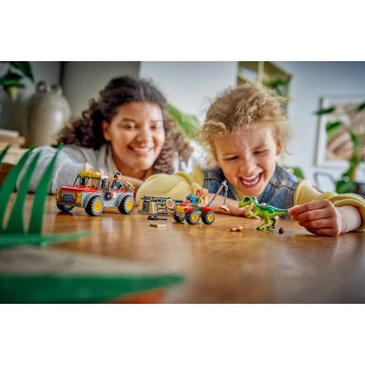 6. LEGO Jurassic World 77978 - Baby T. rex Transport Truck