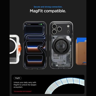 9. Spigen Ultra Hybrid MagSafe Zero One Case for iPhone 18 Pro Max / 17 Pro Max - Black