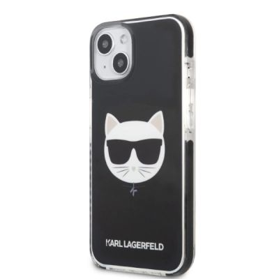 2. Karl Lagerfeld KLHCP13STPECK iPhone 13 mini 5.4" hardcase black/black Choupette Head