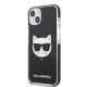2. Karl Lagerfeld KLHCP13STPECK iPhone 13 mini 5.4" hardcase black/black Choupette Head