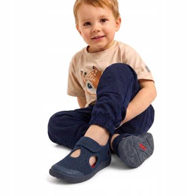 9. Reima Barefoot sandals Rantaan navy blue children's shoes (5400067C-6980)
