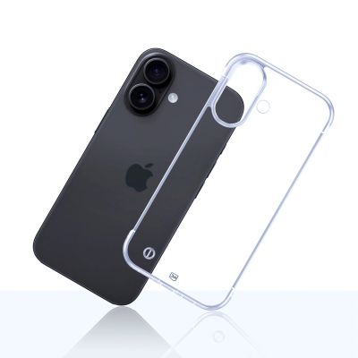 5. 3mk Just20g Clear Case for Apple iPhone 16 - transparent