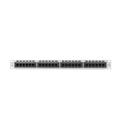 4. Patch panel Lanberg PPU5-1024-S (1U; cat. 5e; 24xRJ-45)