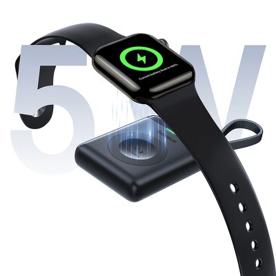 9. Baseus EnerFill FW11 5W Power Bank for Apple Watch with Built-in Cable - Black