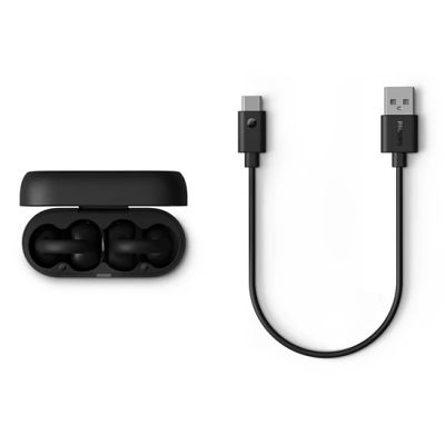 7. Philips 2000 series TAQ2000BK True Wireless Stereo (TWS) Headset Over-ear Clips, Open-Ear Bluetooth Calls/Music Black