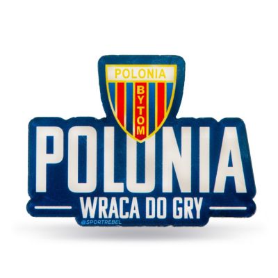 3. Acrylic magnet Polonia Bytom Coat of Arms