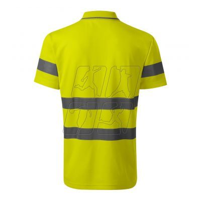 3. Rimeck HV Runway M polo shirt MLI-2V997 fluorescent yellow