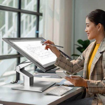 9. HP PRO SHREDDER 18CC Paper Shredder, Micro-Cut, P-4, 18 Sheets, 25 L, Dark Grey