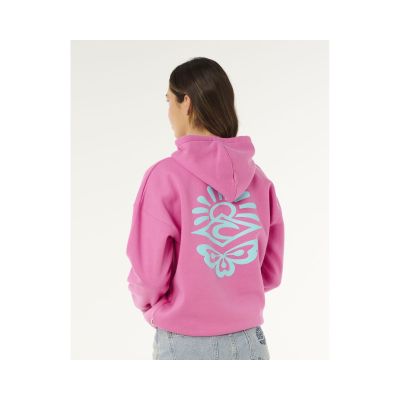 2. Women's RIP CURL Icons Of Surf Heritage Hoodie Pink