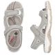 15. Comfortable Rieker W RKR674 gray sandals