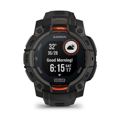 10. GARMIN Instinct 3 45mm SOLAR Black smartwatch