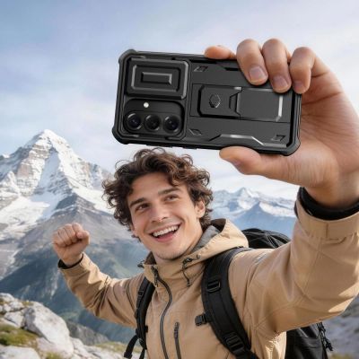 7. Tech-Protect Kevlar Cam+ Case for Samsung Galaxy S26 - Black