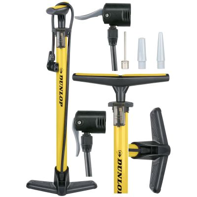 11. DUNLOP WORKSHOP/BICYCLE PUMP 174 PSI (12 bar) YELLOW