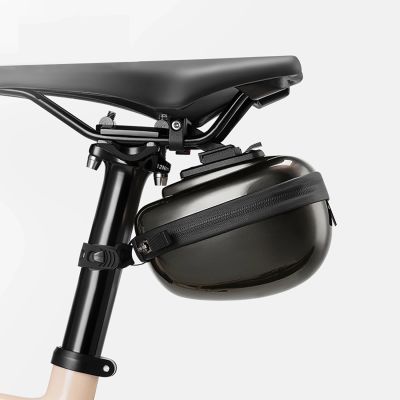 2. Rockbros Rigid Hard Shell Compact Saddle Bag 0.4l - Purple