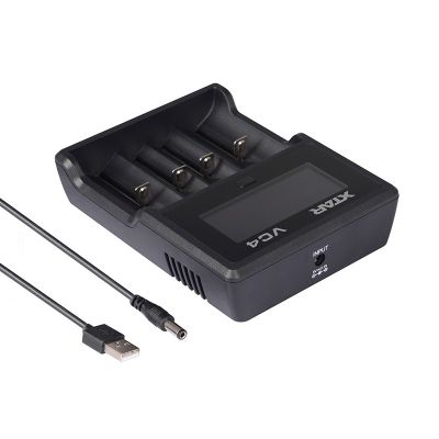8. XTAR CHARGER FOR CYLINDRICAL LI-ION VC4 BATTERIES